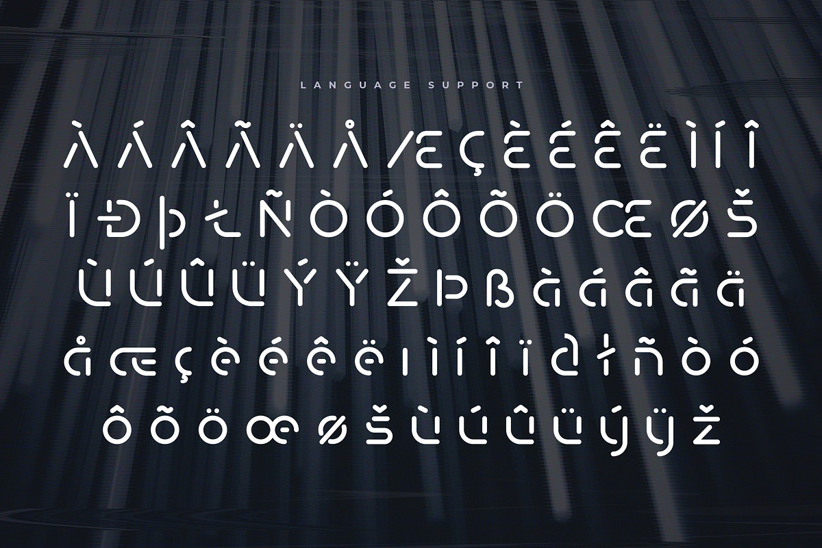 Alpha Sector - Tech Font preview 4