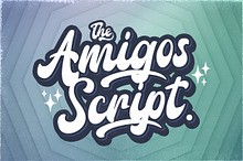 Amigos Script - Retro Script Font