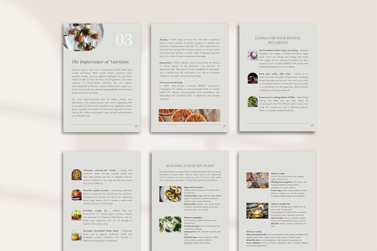 Mental Health Ebook Canva Template, a Presentation Template by Naturopath Hub (Photo 8 of 12)