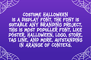Costume Halloween Font, a Handwritten Font by QR Design Studio (Thumbnail 3 of 8)