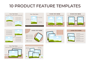Printable Mockup Template US Letter, a Books & Magazine Mockup by NoemieDesigns (Thumbnail 4 of 5)