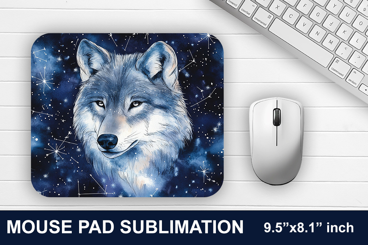 Wolf Mouse Pad Sublimation Bundle, a Graphic by crative8112 (Photo 9 of 11)