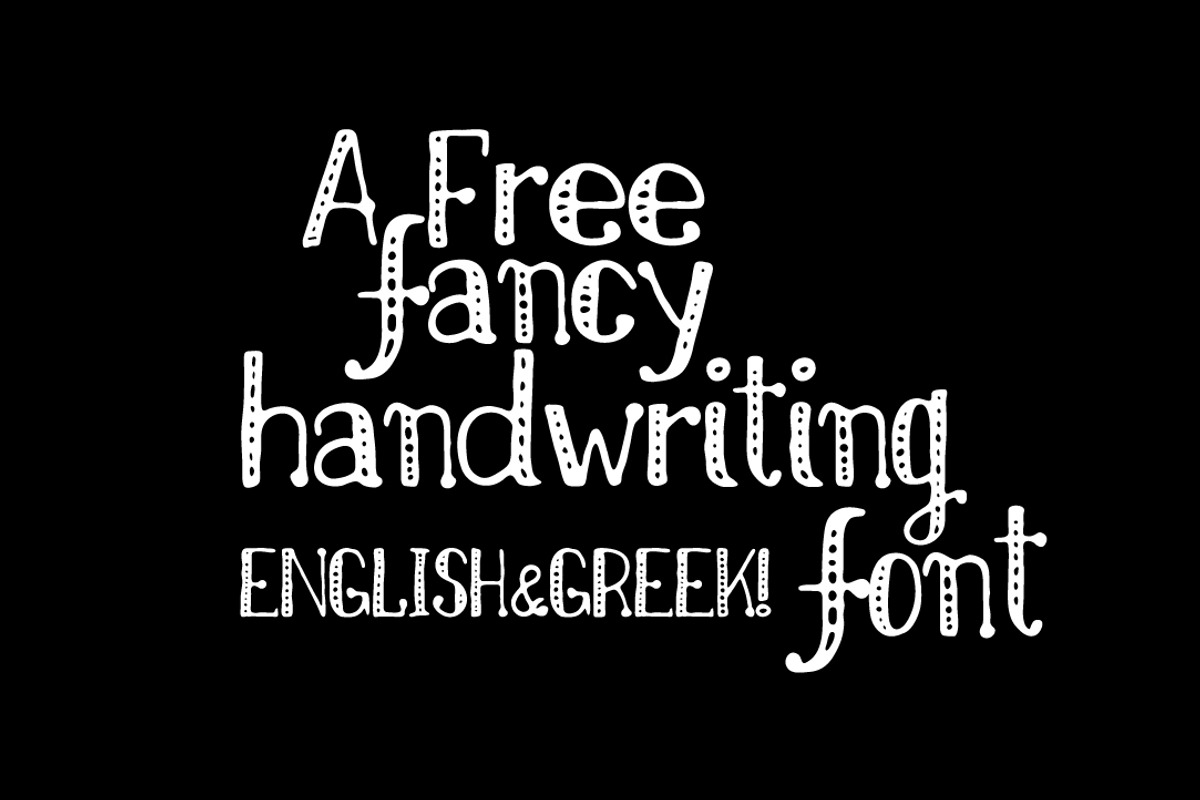 Nikolaidis Handwrinting font