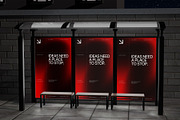 Bus Stop Billboard Mockup, an Advertising Mockup by SLAB! Design (Thumbnail 6 of 7)