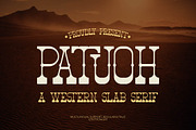 Patuoh | Western Slab Serif, a Slab Serif Font by Denustudios (Thumbnail 1 of 14)