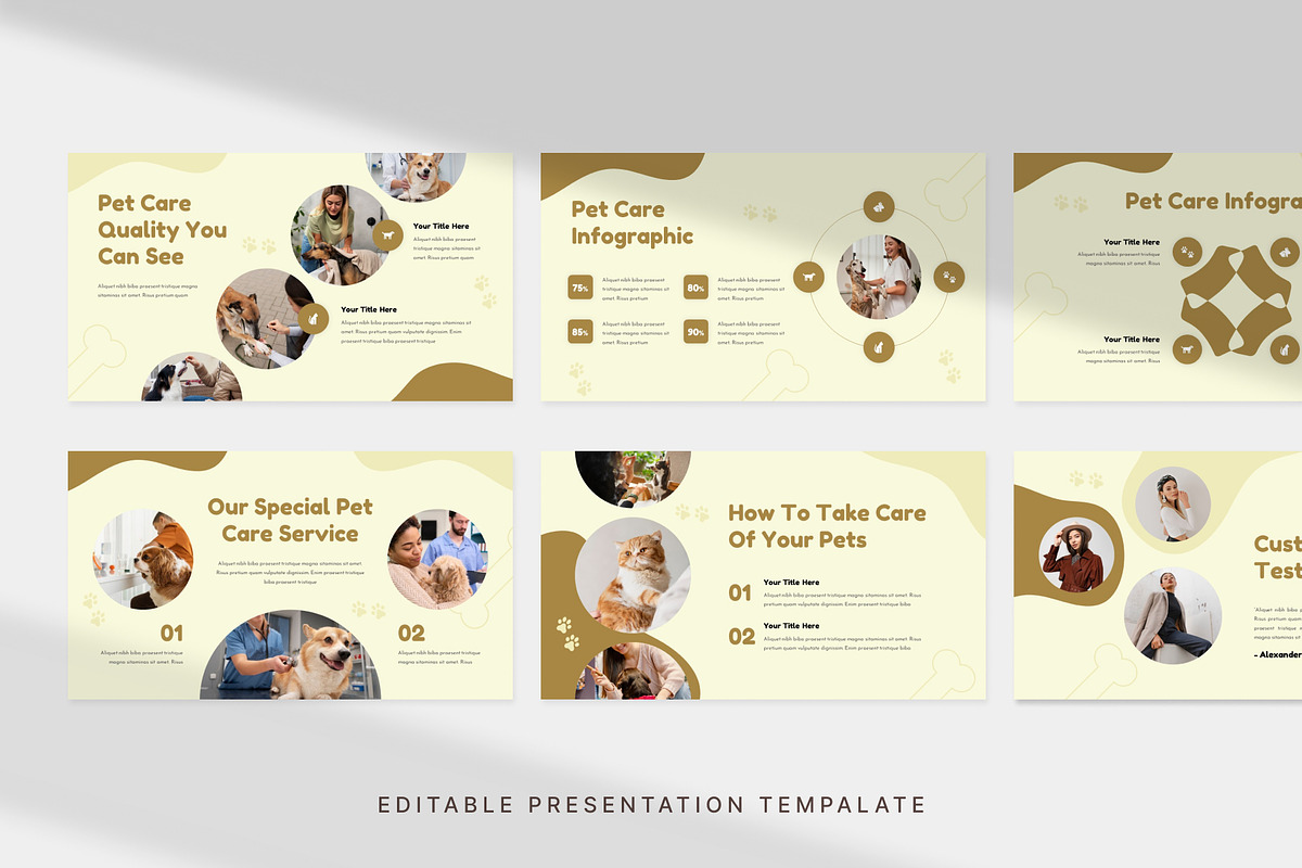 Pet Care and Veterinary PowerPoint, a Presentation Template by Digitcase x Wealthwells (Photo 2 of 3)