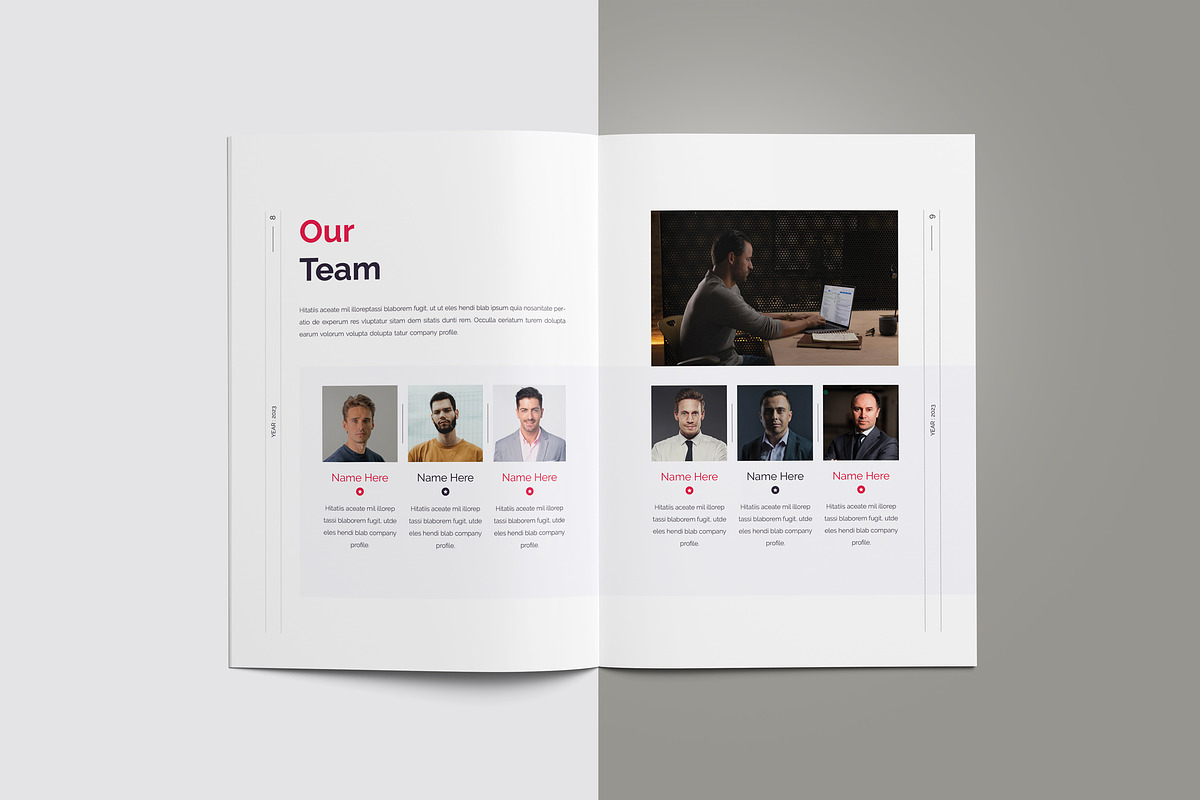 Annual Report, a Brochure Template by WOWPro (Photo 6 of 12)