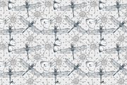 Insects pattern set, a Pattern Graphic by Julia Bilenko (Thumbnail 2 of 4)