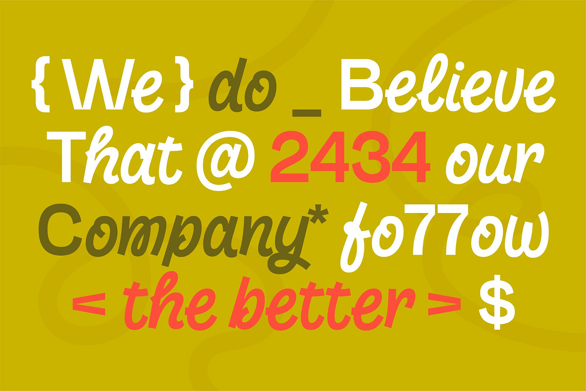 Glewy, a Script Font by graphicook (Photo 9 of 10)