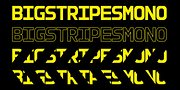 BigStripesMono, a Sans Serif Font by Ingrimayne Type (Thumbnail 4 of 7)