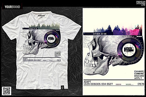 Skull Print / T-Shirt