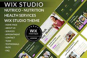Nutrition Services Wix Studio Theme, a Wix Template by Wix Creative Themes