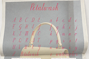 Petalwash - Watercolor Script Font, a Handwritten Font by Lilithcollageart (Thumbnail 6 of 10)
