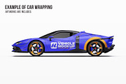 2026 Supercar Sport Convertible, an Advertising Mockup by Halal Graphic Studio (Thumbnail 7 of 12)