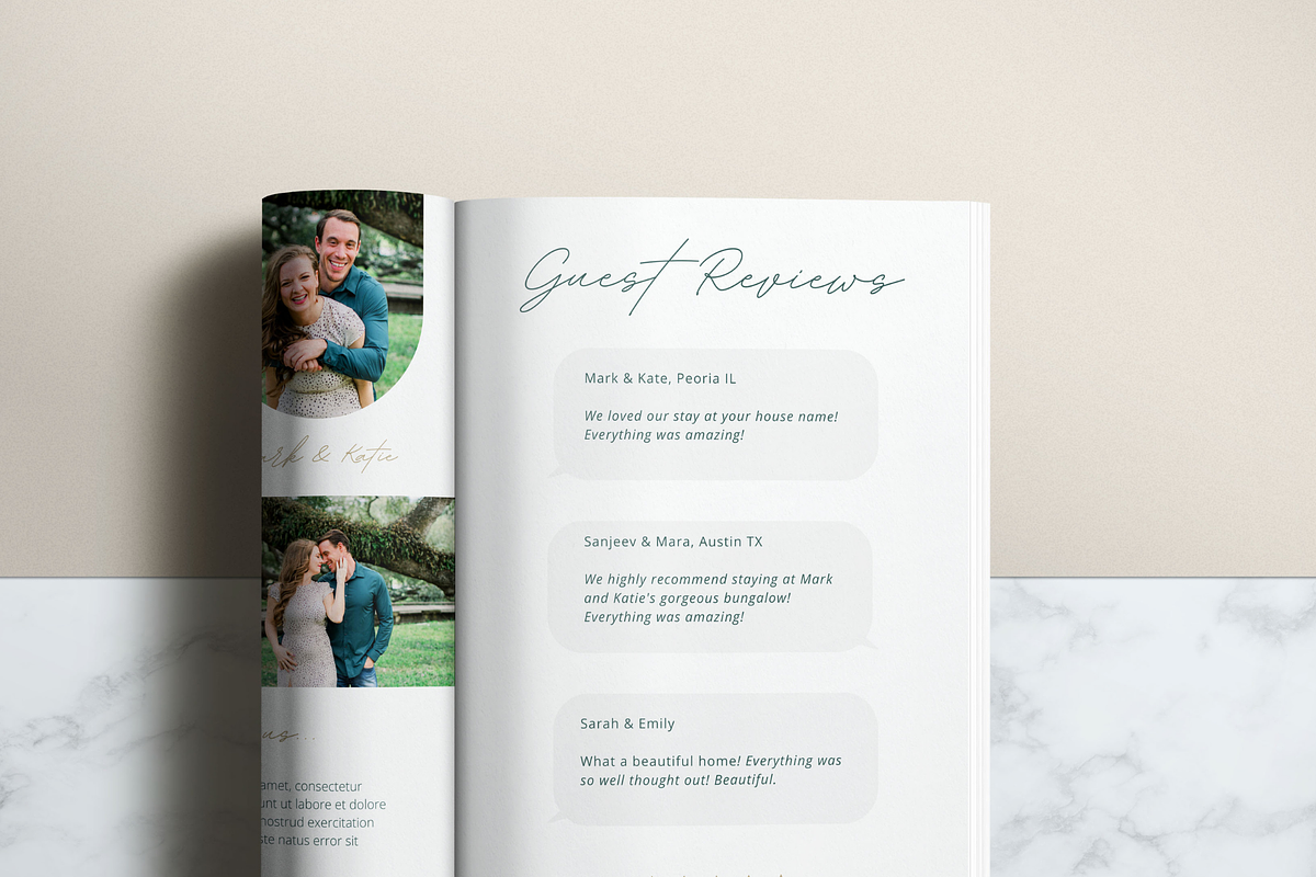 Vacation Rental Welcome Guide Canva, a Flyer Template by Sweet Little Muse (Photo 6 of 7)