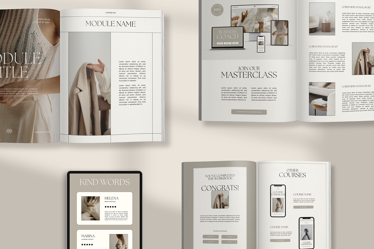 Canva Workbook Template for Coaches, a Magazine Template by Branding Babe Co. (Photo 6 of 10)