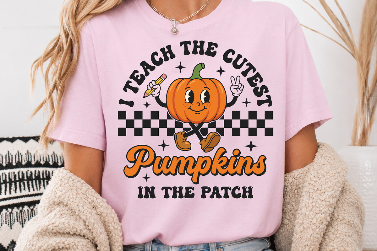 I Teach the Cutest Pumpkins SVG, a Seasonal Illustration by Rose Art (Photo 5 of 7)