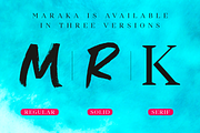 Maraka / handwrite font family, a Serif Font by Rosario Nocera (Thumbnail 9 of 14)