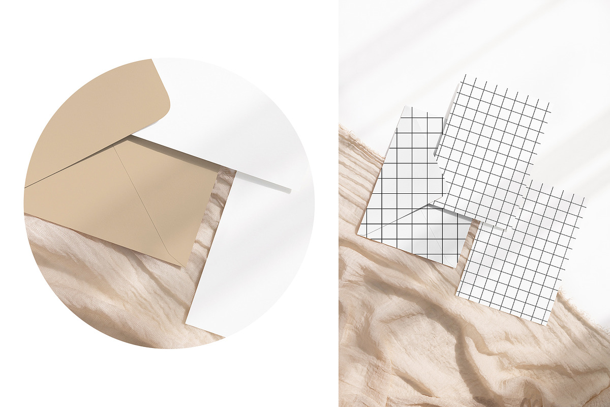 5x7CardEnvelopeMockupBundle Canvab32, an Advertising Mockup by PawMockups (Photo 5 of 12)