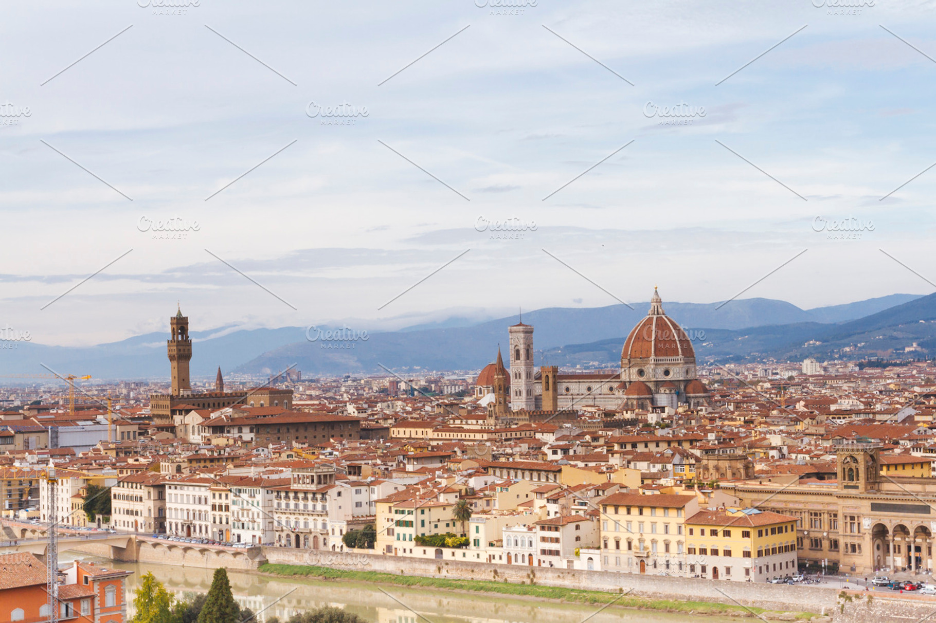 Anta maria del fiore in florence containing duomo, michelangelo, and famous, an Architecture Photo by OSORIOartist