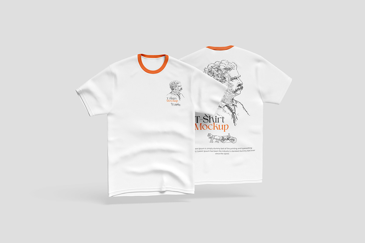 T-Shirt Mockup, a Shirt Mockup by Pikachudesign (Photo 3 of 5)