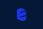 Letter E minimal logo design, a Branding & Logo Template by Amadul11 (Thumbnail 1 of 4)
