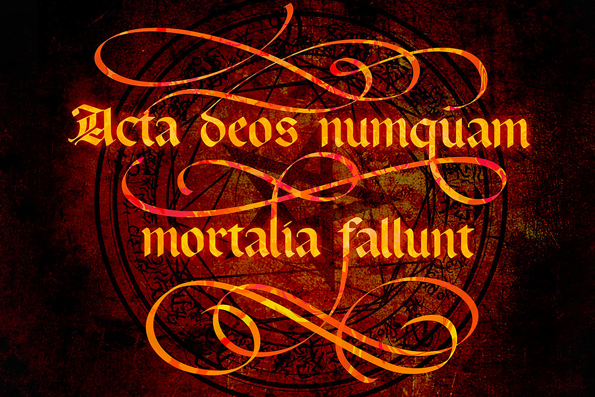 Blackletter Gothic Font Ronna preview 2