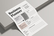 Business Planner Template Layout, a Stationery Template by ContestDesign (Thumbnail 2 of 3)