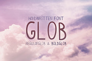 Glob Font, a Script Font by Carolina Valtuille (Thumbnail 1 of 2)
