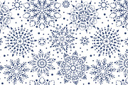 Seamless pattern with snowflakes, a Pattern Graphic by JulianArt (Thumbnail 6 of 7)