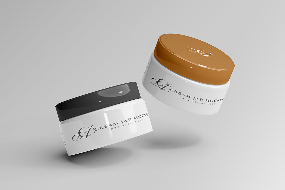 Glossy Cream Jar Mockup, a Product Mockup by Graphic_world89 (Photo 2 of 6)
