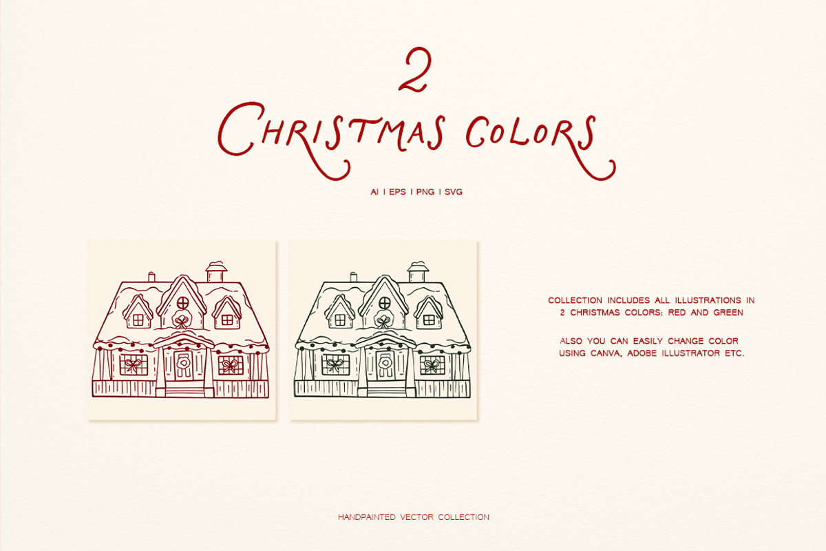 Whimsical Set Cozy Christmas, a Seasonal Illustration by ViktoriyaD (Photo 16 of 20)