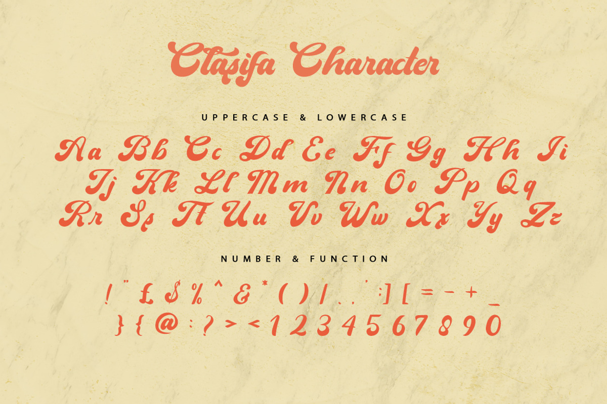 Clasifa, a Script Font by kerismaker (Photo 6 of 10)