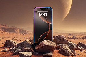 iPhone 16 Pro Mockups - Mars