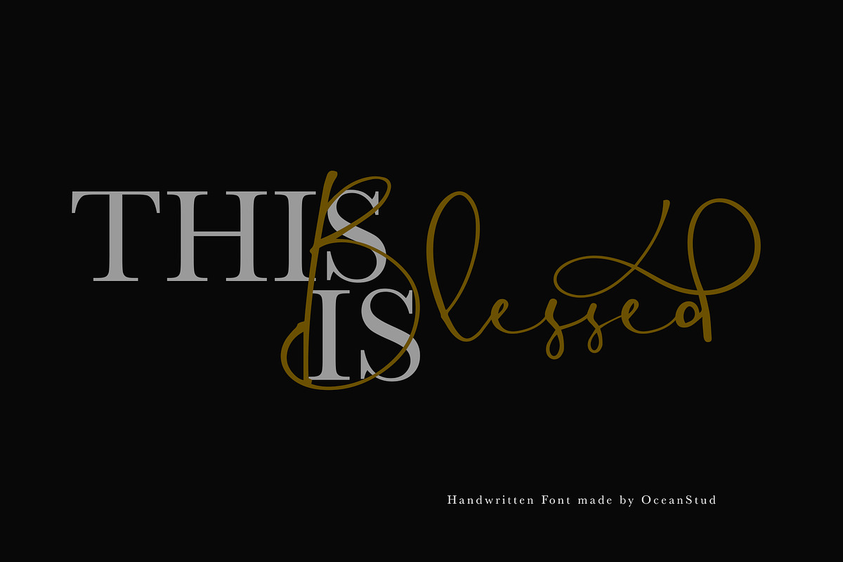 Holy Type | Handwritten Font, a Handwritten Font by Jolicia Type (Photo 4 of 9)