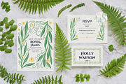 Botanical Wedding Invitation Suite, a Stationery Template by Little Creative Scribbles (Thumbnail 6 of 7)