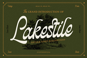 Lakestile - Classic Reverse Script, a Script Font by Invasi Studio