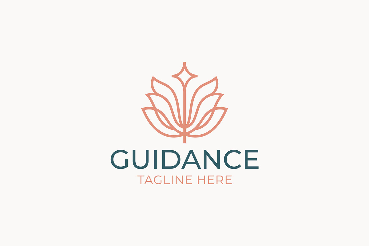 Abstract Floral Guidance Logo, a Branding & Logo Template by Signatoro (Photo 2 of 3)