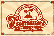 Moctune - Script Retro Display, a Script Font by MaikoHatta (Thumbnail 4 of 9)