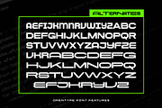 Molend - Futuristic Sans, a Sans Serif Font by Arterfak Project (Thumbnail 11 of 12)