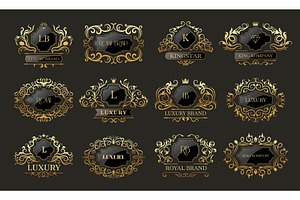 Luxury Badges. Decorative Logo