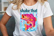 Colorful Bass Fish Shake That PNG, a Work Illustration by Sublimation Artist (Thumbnail 5 of 9)