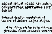 Foxtrot, a Handwritten Font by Headquarters (Thumbnail 5 of 5)