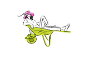 Garden graphics, a Person Illustration by Anastasy_helter (Thumbnail 5 of 18)