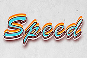 Speed Text Effect Layout, a Layer Style Add-On by CreativeShaper (Thumbnail 2 of 2)