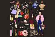 Digital watercolor perfume&cosmetics, an Illustration by Art Loft (Thumbnail 14 of 17)