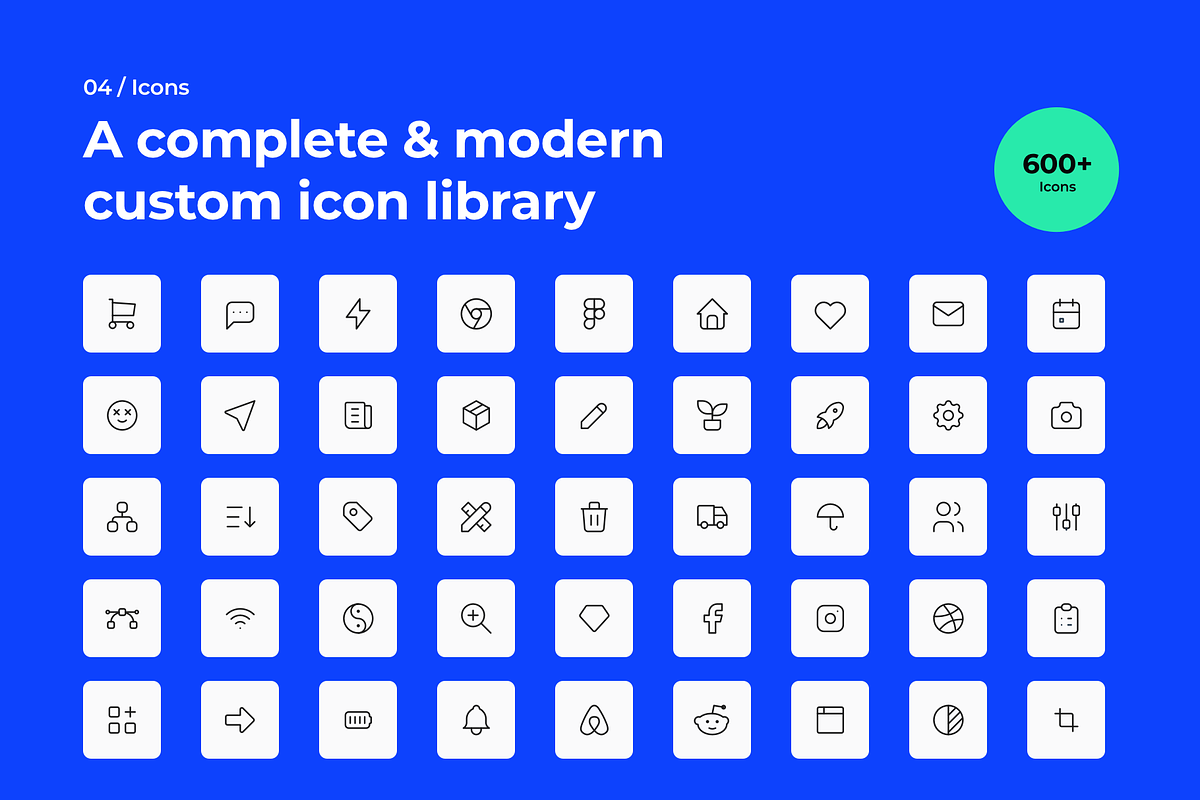 Fabrx Web Design System V3, a Wireframe Template by Fabrx Design (Photo 5 of 7)