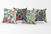 Selena. Floral tropical pattern, a Pattern Graphic by emeraldthue (Thumbnail 3 of 6)