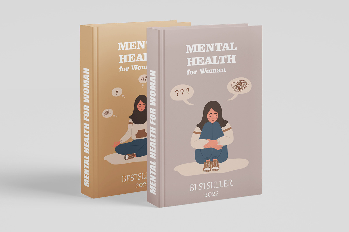 Mental Health arab woman, a Healthcare Illustration by KeronnArt (Photo 7 of 8)