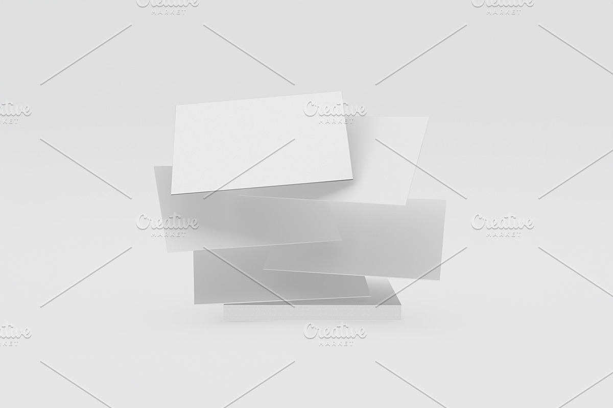 Business Cards Mockup, an Advertising Mockup by Qaleb Studio (Photo 2 of 2)